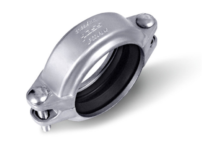 Low Pressure grooved Flexible Grooved Pipe Fitting SS304 Material 250 Psi